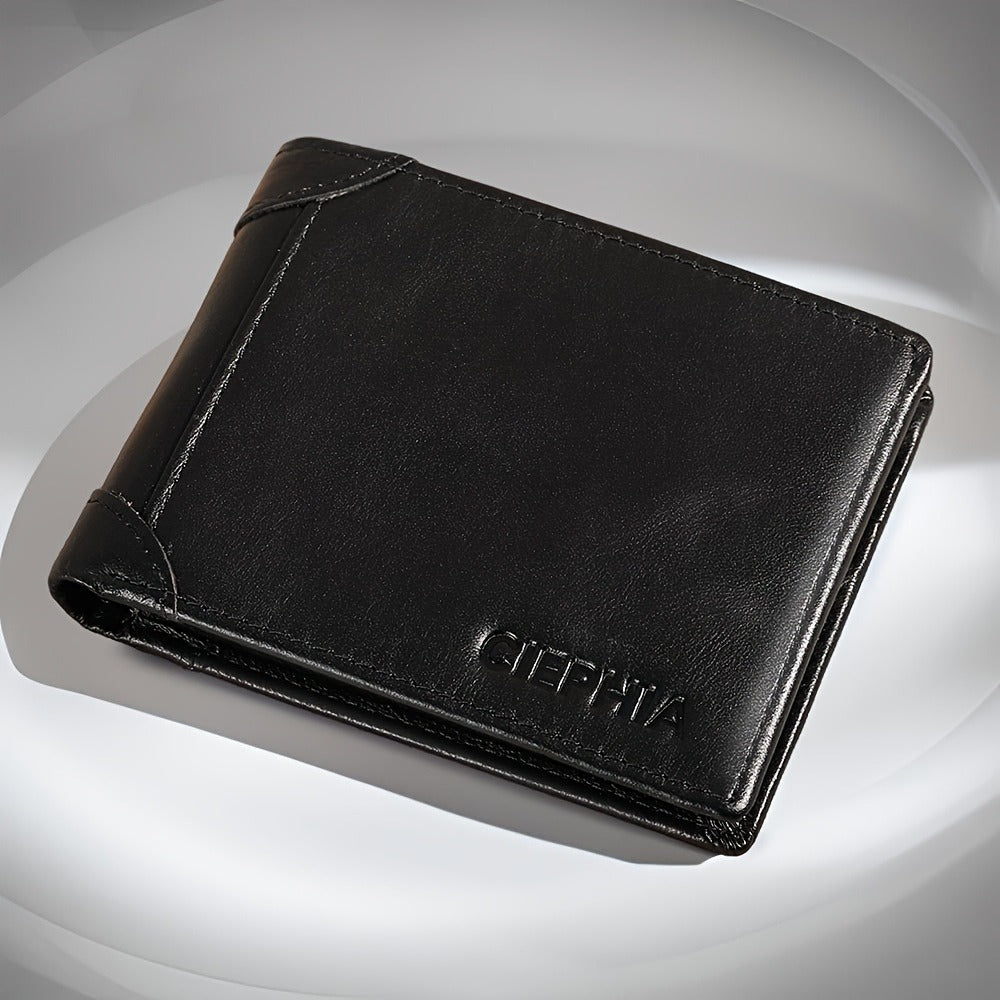 Men's Wallet – RFID Blocking, Full Grain Leather Trifold Rfid – detail view 6