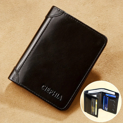 Men's Wallet – RFID Blocking, Oil Wax Cowhide Rfid Blocking – detail view 19