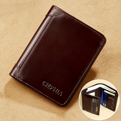 Men's Wallet – RFID Blocking, Oil Wax Cowhide Rfid Blocking – detail view 21