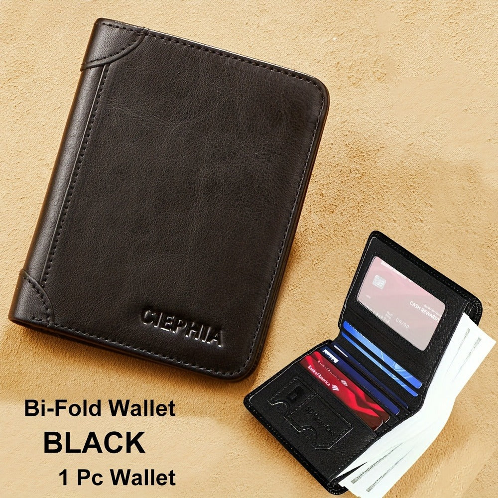 Men's Wallet – RFID Blocking, Oil Wax Cowhide Rfid Blocking – detail view 29