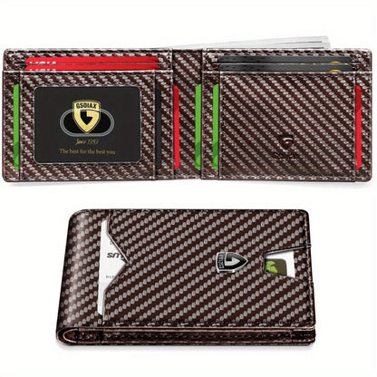 Men's Wallet – RFID Blocking, Rfid Blocking Carbon Fiber Bifold – detail view 5