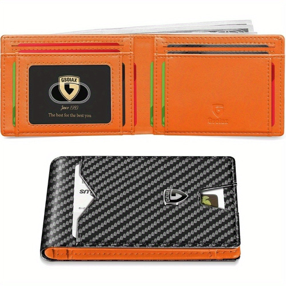 Men's Wallet – RFID Blocking, Rfid Blocking Carbon Fiber Bifold – detail view 9