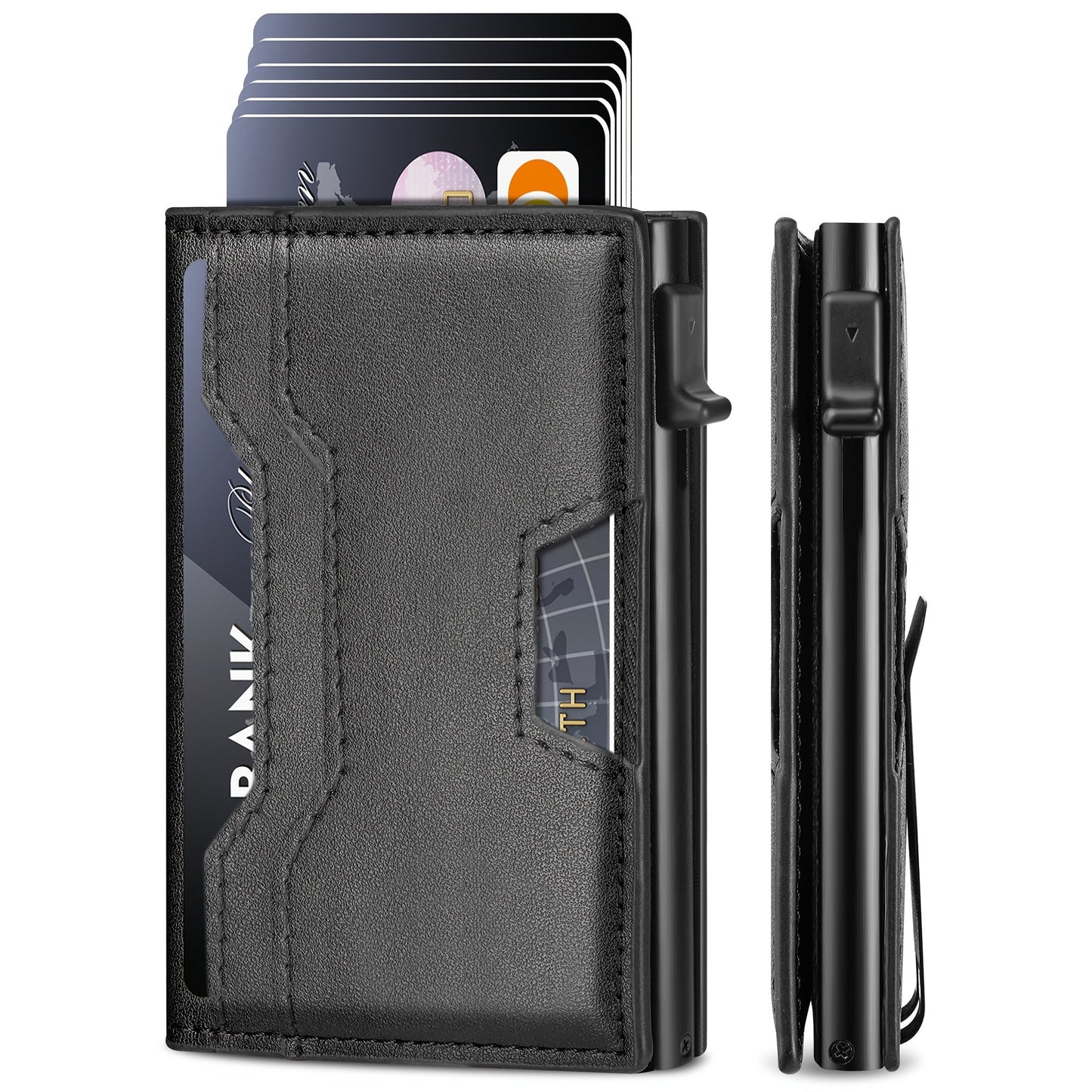 Men's Wallet – RFID Blocking, Rfid Blocking Pop Up Aluminum – front view - product view 14