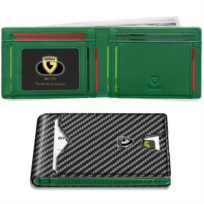 Men's Wallet – RFID Blocking, Slim Rfid Blocking Bifold Carbon – detail view 21