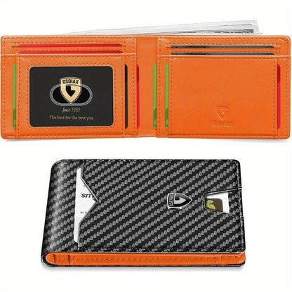 Men's Wallet – RFID Blocking, Slim Rfid Blocking Bifold Carbon – detail view 24