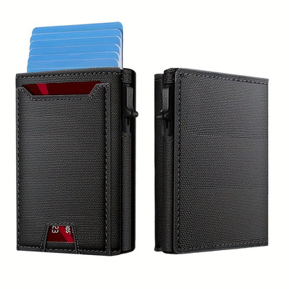 Men's Wallet – RFID Blocking, Automatic, Anti-Theft, Large Capacity – alternate view