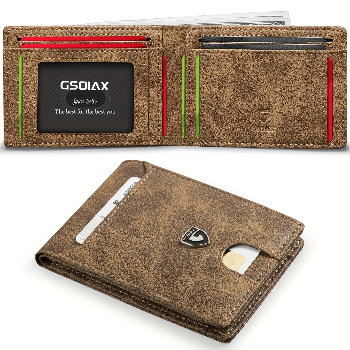 Men's Wallet – 16 Colors, RFID Blocking – detail view 29