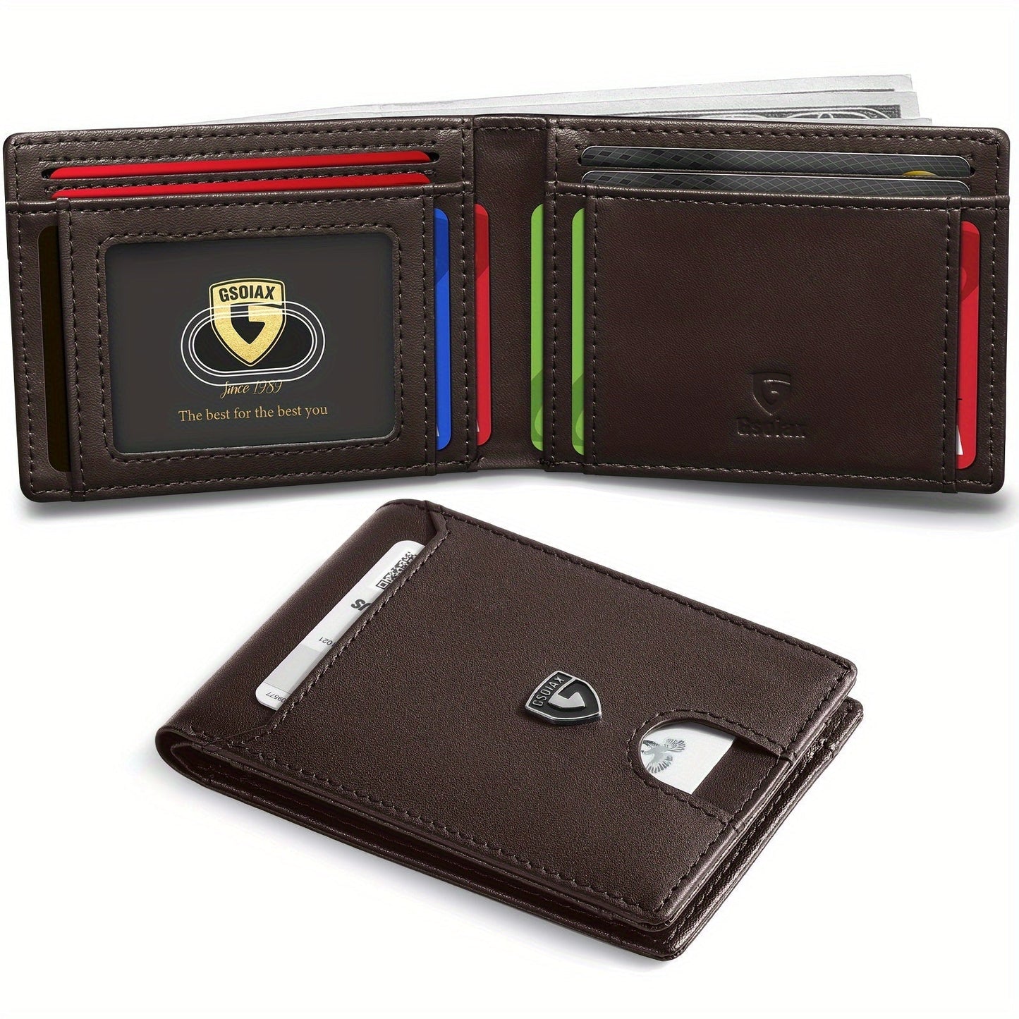 Men's Wallet – 16 Colors, RFID Blocking – detail view 34