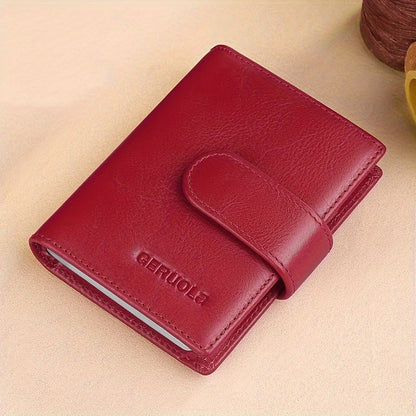 Men's Wallet – 6 Colors, Slim Card Case Cowhide Leather – detail view 21