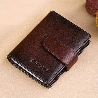 Men's Wallet – 6 Colors, Slim Card Case Cowhide Leather – detail view 18