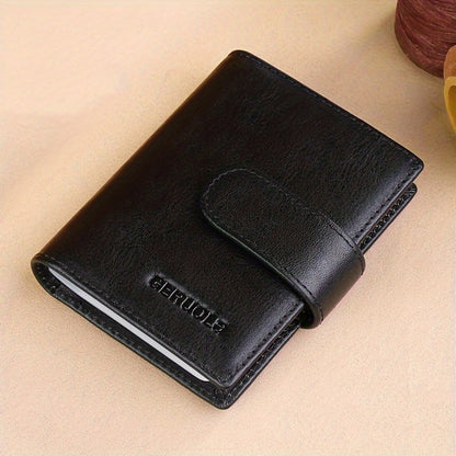 Men's Wallet – 6 Colors, Slim Card Case Cowhide Leather – detail view 10