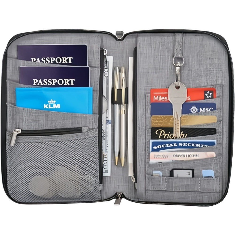 Men's Wallet – for Travel, Large Rfid Passport Holder Family – detail view 16