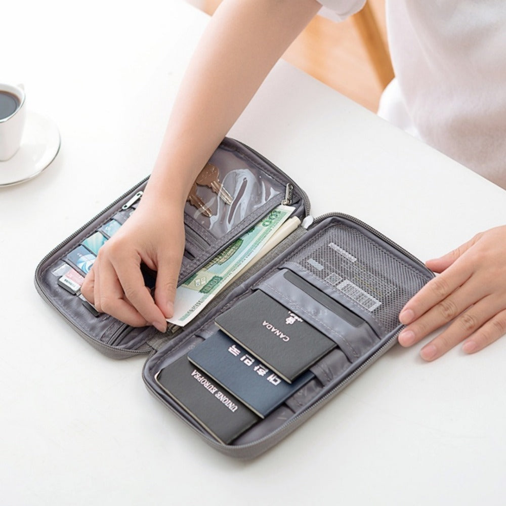 Men's Wallet – for Travel, Large Rfid Passport Holder Family – detail view 3
