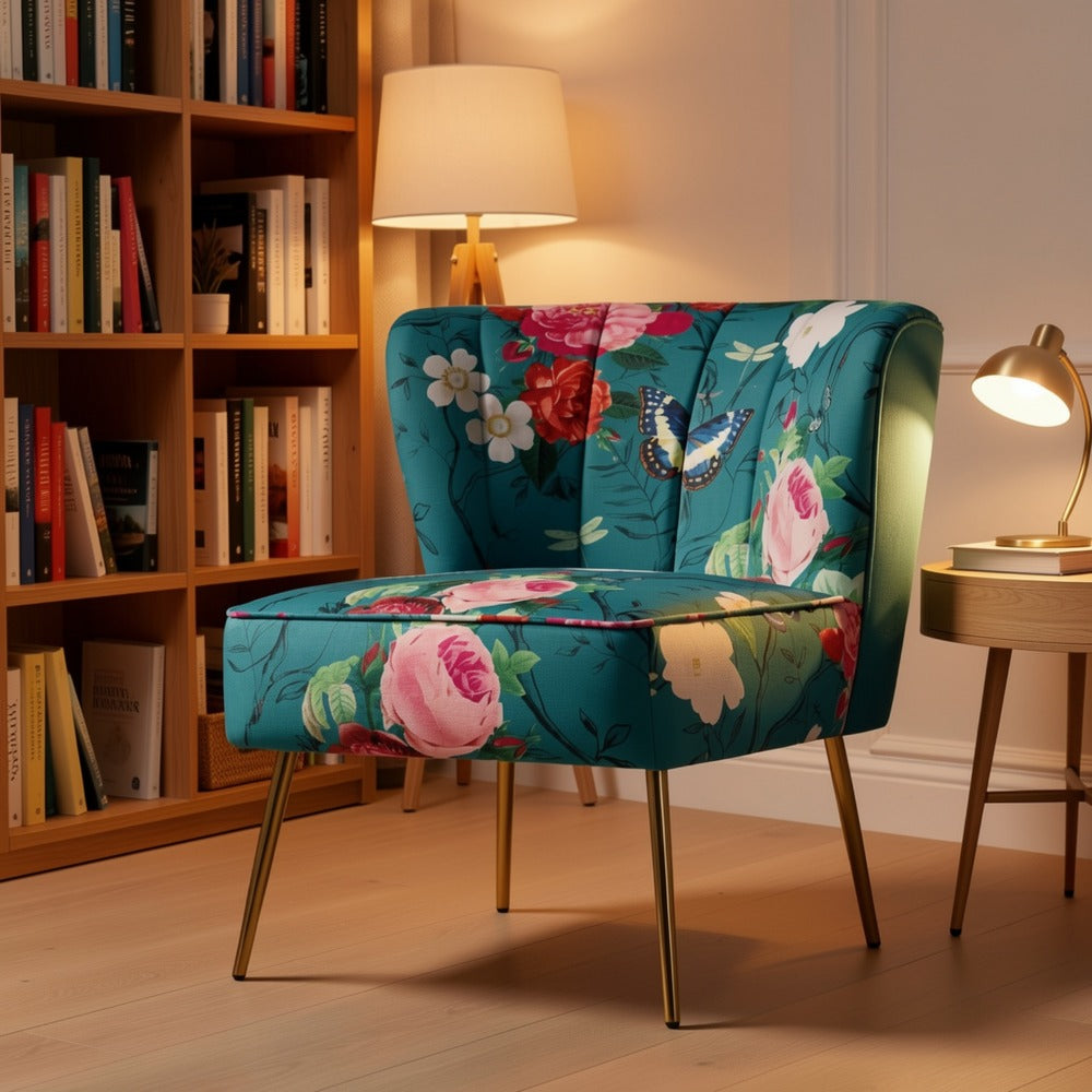 Metal Accent Chair with Multiple Color Options for Living Room detail image - detail view 10