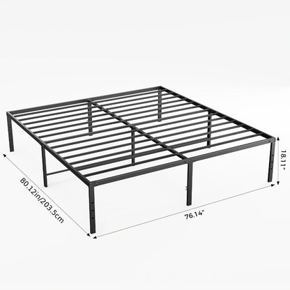 Metal Bed Frame, Mattress Support Frame for Bedroom Comfort and Support detail image - detail view 22