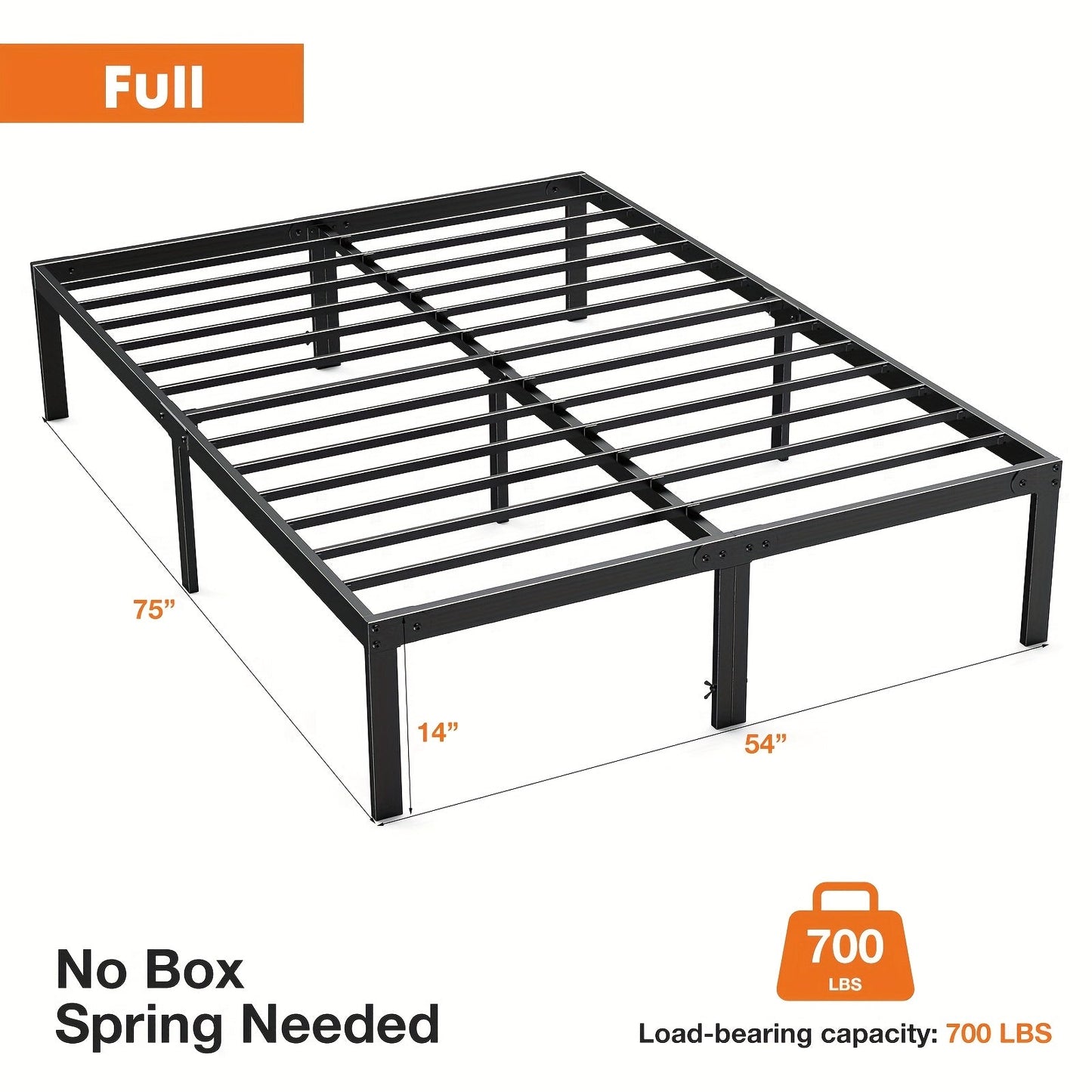 Bed Frame shown in the Full option