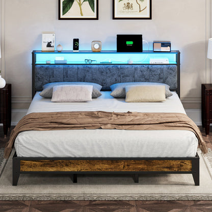 Bed Frame shown in the King option