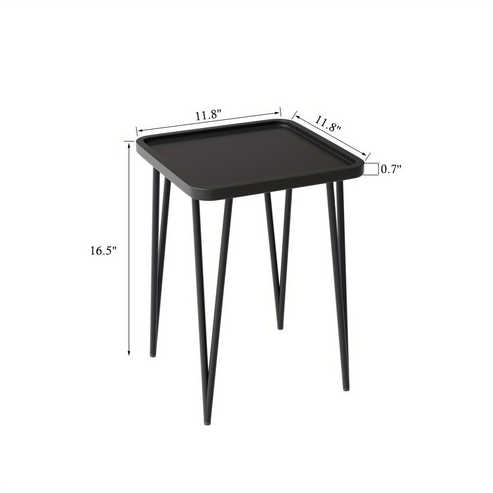 Metal End Table with Multiple Color Options for Work, Display, and Everyday Use detail image - detail view 4