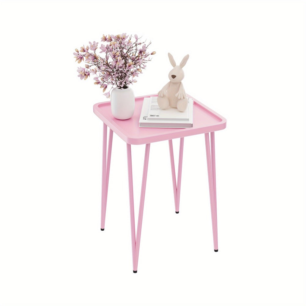 Metal End Table with Multiple Color Options for Work, Display, and Everyday Use detail image - detail view 5
