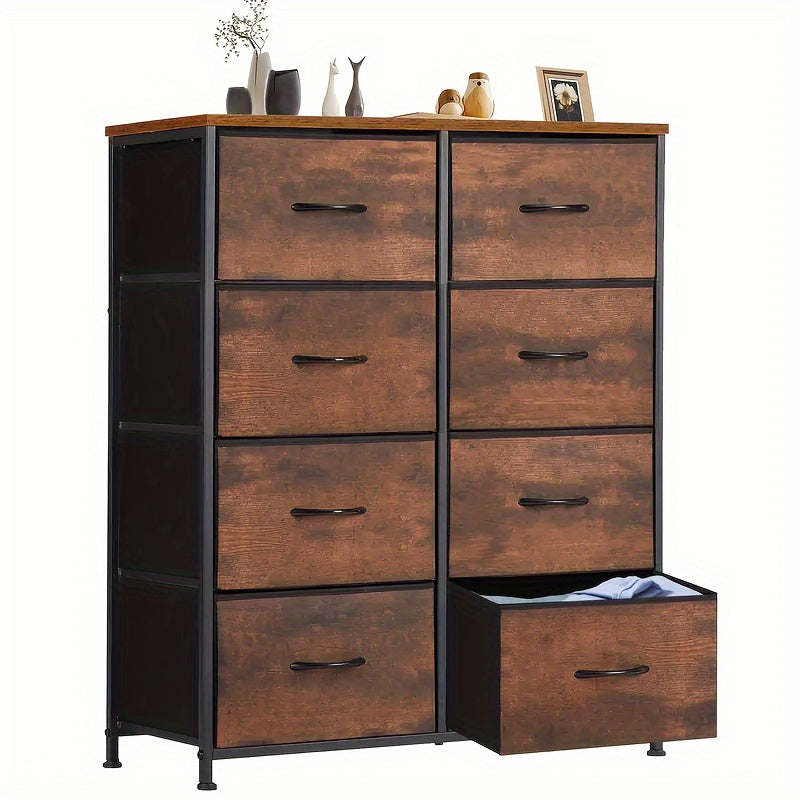 Storage Cabinet shown in the RUST option