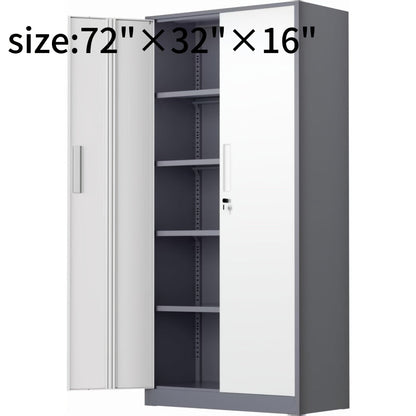 Filing Cabinet shown in the 72-inch Double Gray option
