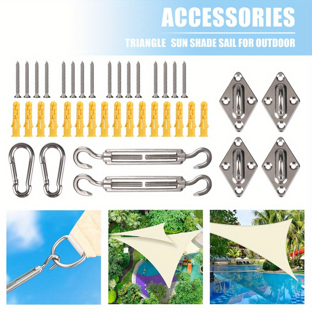 Metal Shade Sail Hardware Kit for Outdoor Shade and Protection in Patio detail image - detail view 11