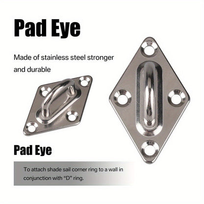 Metal Shade Sail Hardware Kit for Outdoor Shade and Protection in Patio detail image - detail view 6