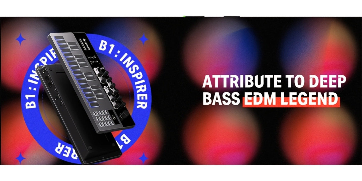 MIDI Pad Controller, Donner, Sequencer, Bass for Music Production detail image - detail view 11