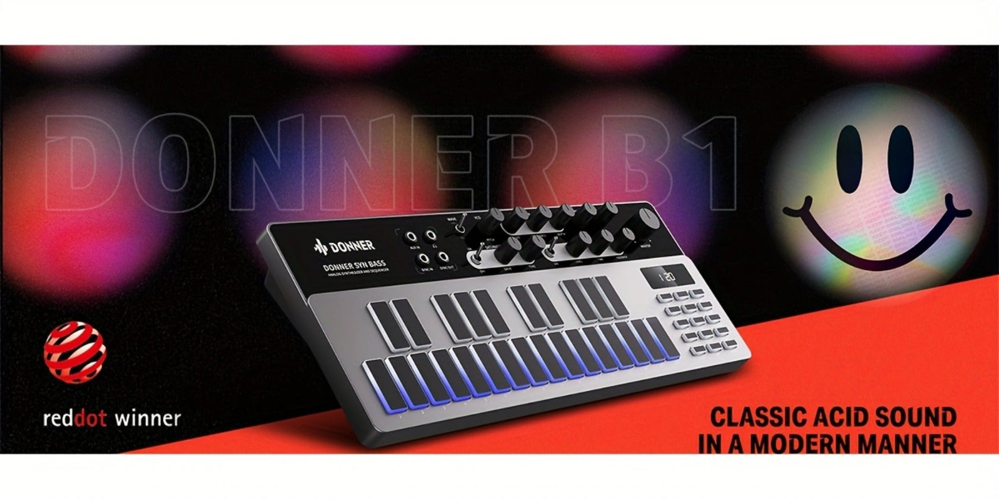 MIDI Pad Controller, Donner, Sequencer, Bass for Music Production detail image - detail view 15