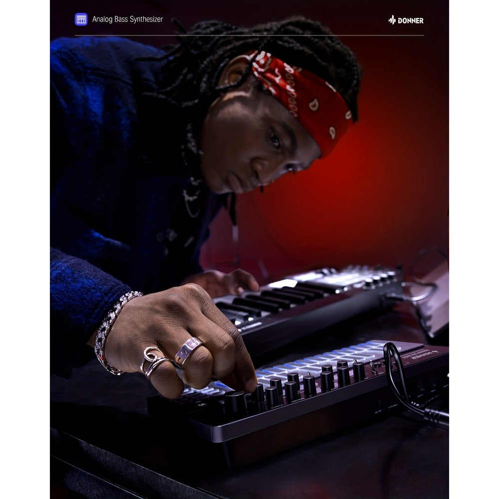 MIDI Pad Controller, Donner, Sequencer, Bass for Music Production detail image - detail view 5