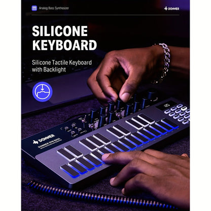 MIDI Pad Controller, Donner, Sequencer, Bass for Music Production detail image - detail view 7