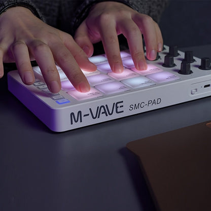 MIDI Pad Controller, Wireless, USB, M-VAVE, Portable for Music Production detail image - detail view 5