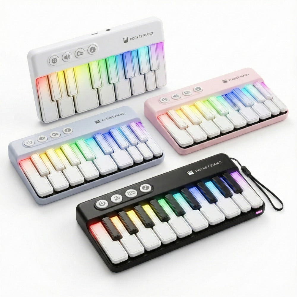 Mini Piano Keyboard, 36V, Portable, Electronic for Basic Music Play And Portable Beginner detail image - detail view 3