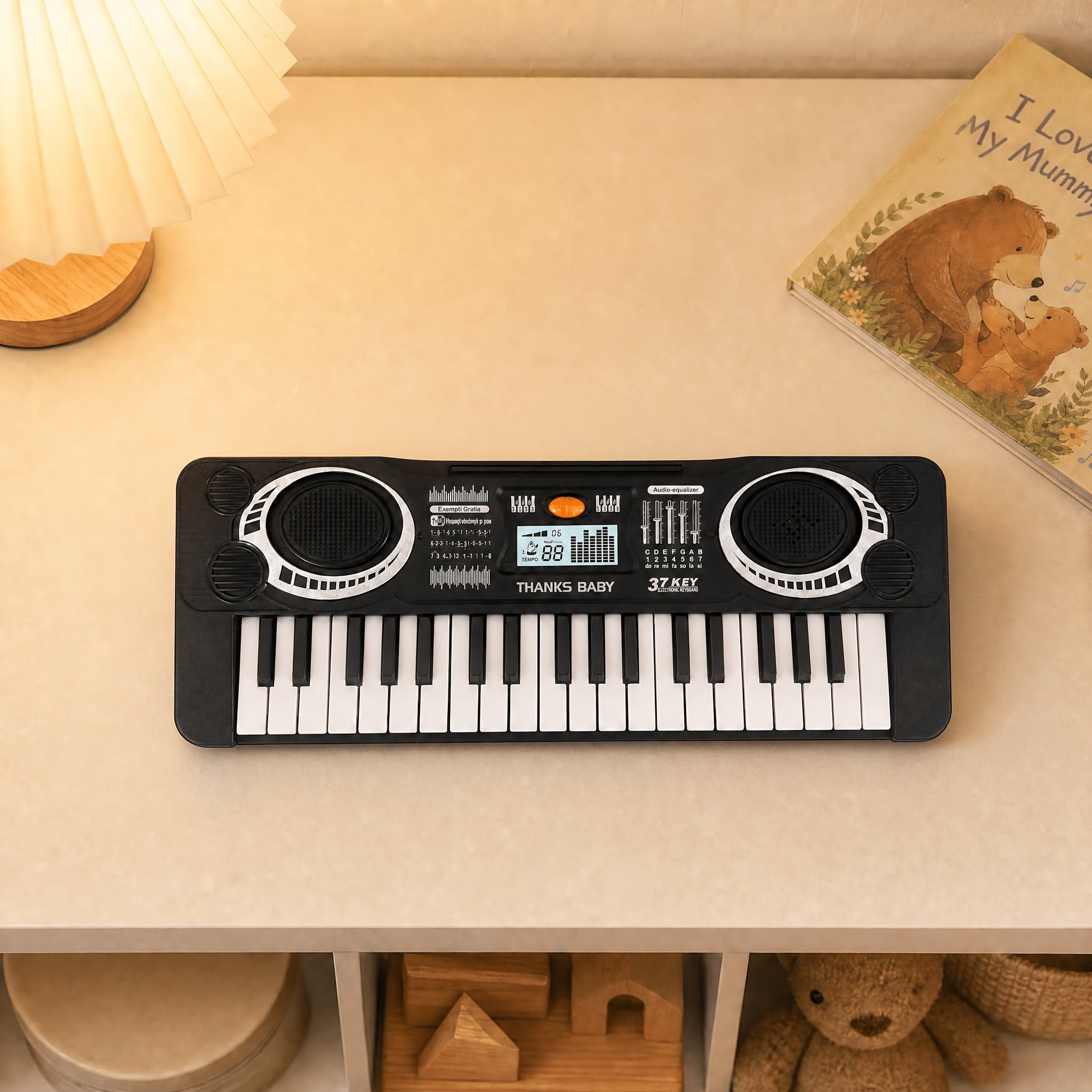 Mini Piano Keyboard shown in the 37-key Electronic Keyboard option
