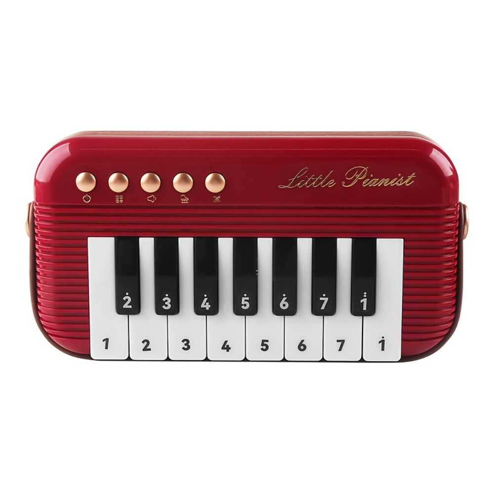 Mini Piano Keyboard, Portable, 15 Keys, Music for Basic Music Play And Portable Beginner detail image - detail view 5