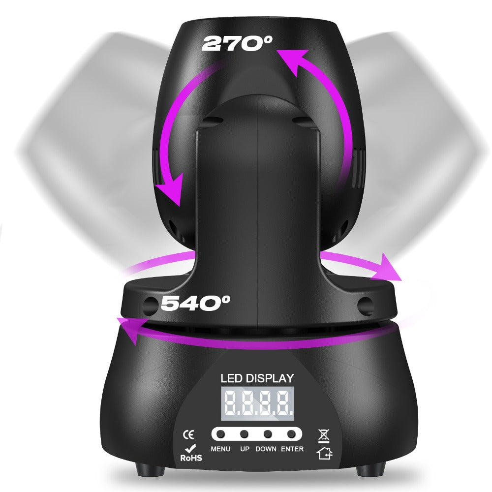 Moving Head DJ Light, DMX Control, RGBW, 40W, LED, Stage for Stage and Party Lighting detail image - detail view 6