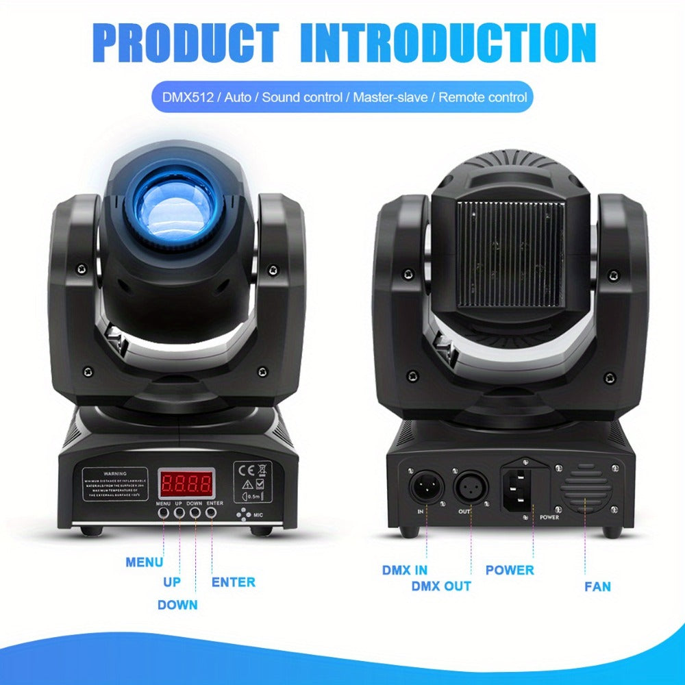 Moving Head DJ Light, RGBW, DMX Control, LED, Party for Stage and Party Lighting detail image - detail view 9
