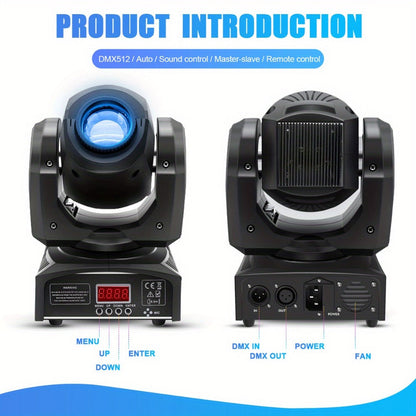 Moving Head DJ Light, RGBW, DMX Control, LED, Party for Stage and Party Lighting detail image - detail view 9