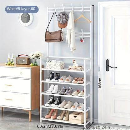 Multi-Layer Freestanding Shoe Rack, Closet Shoe Shelf for Entryway detail image - detail view 6