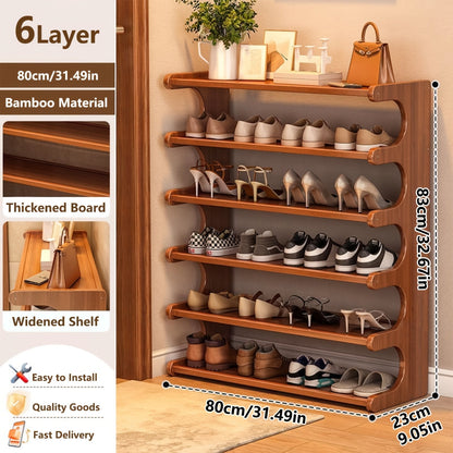 Shoe Rack shown in the 6 layer-80cm/31.49in option