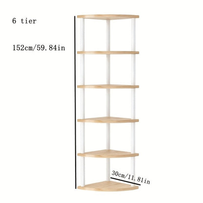 Multi-Tier Freestanding Bookshelf, Home Library Organizer for Organized Everyday Storage detail image - detail view 9