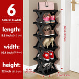 6 Tier - Solid Black