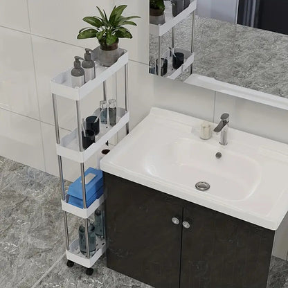 Storage Cart shown in the 4 Layers (white) option