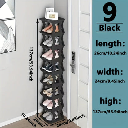 Multi-Tier Space-Saving Shoe Rack for Entryway and Living Room detail image - detail view 5