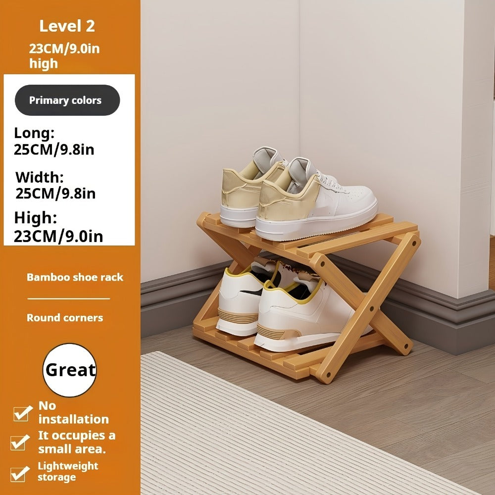 Multi-Tier Space-Saving Shoe Rack with Tool-Free Assembly for Organized Everyday Storage detail image - detail view 5