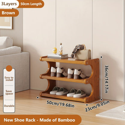 Multi-Tier Wide Shoe Rack with Tool-Free Assembly for Entryway detail image - detail view 3