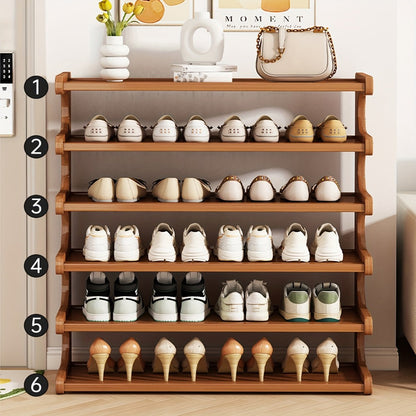 Multi-Tier Wide Shoe Rack with Tool-Free Assembly for Entryway detail image - detail view 5
