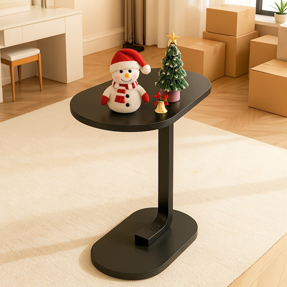 Narrow Round Side Table, Living Room End Table for Work, Display, and Everyday Use detail image - detail view 3