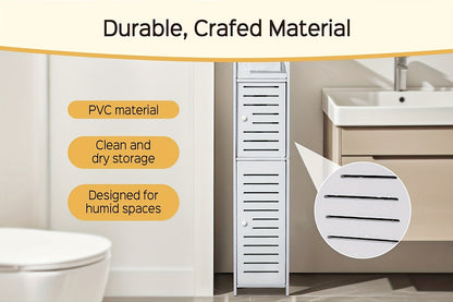 Narrow Slim Bathroom Cabinet for Organized Everyday Storage and Daily Home Use detail image - detail view 10