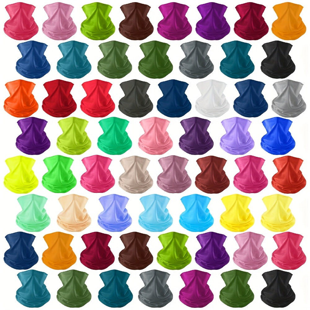 Neck Gaiter - Bulk 60 Pack Men Women Balaclava Face Mask Seamless Headwear Bandana Scarf - main product view